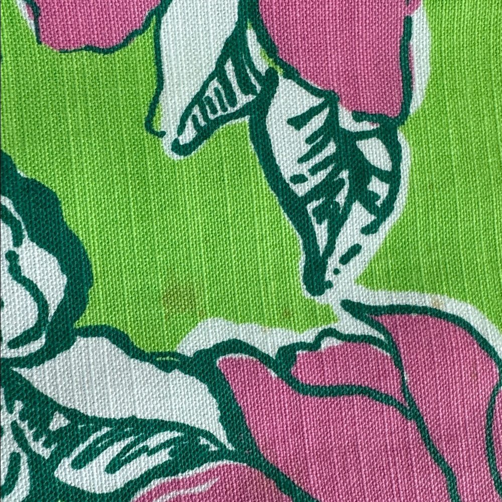 Lilly Pulitzer Pink & Green Floral Butterfly Mini Skirt - Picture 3 of 4